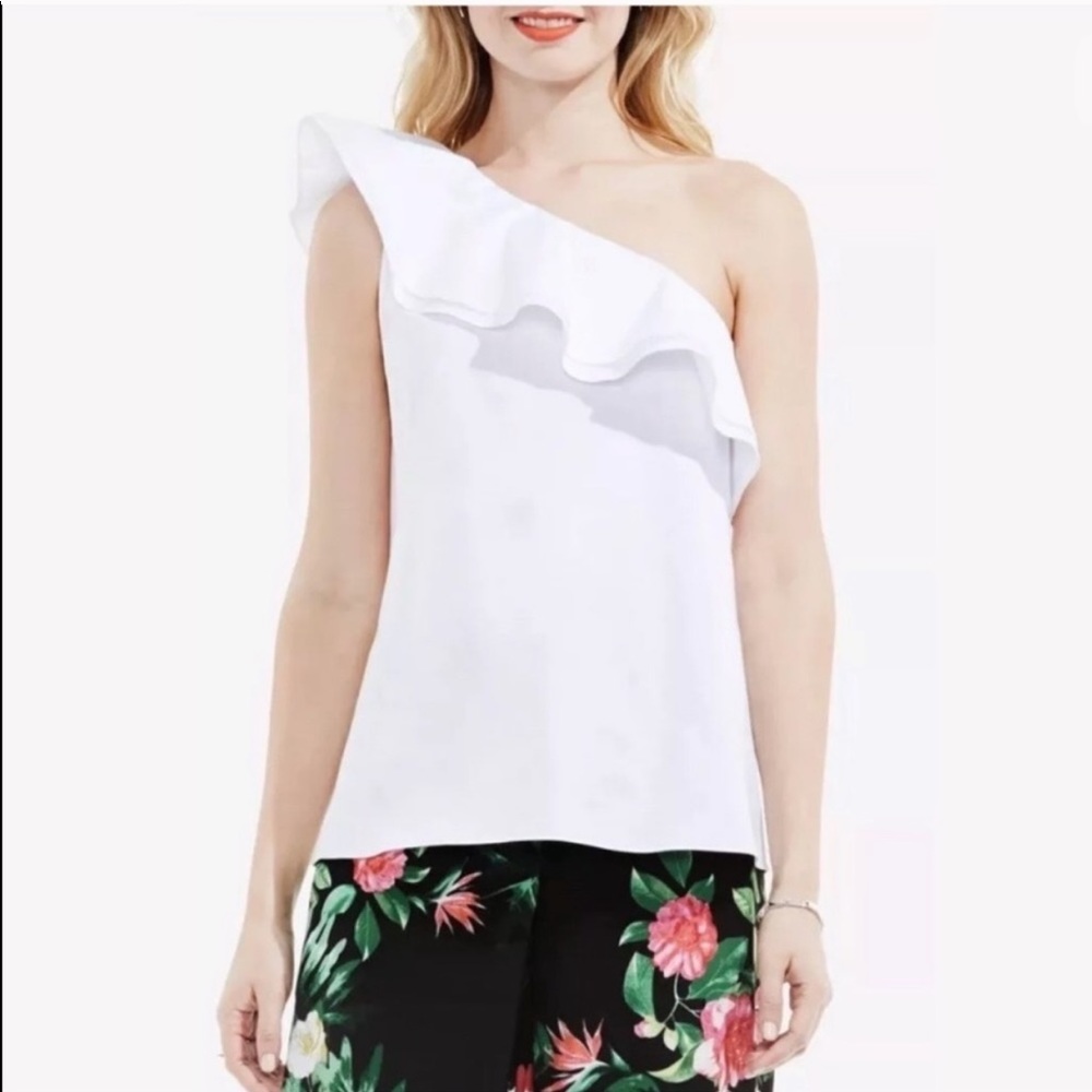 Vince Camuto Ruffle Top
